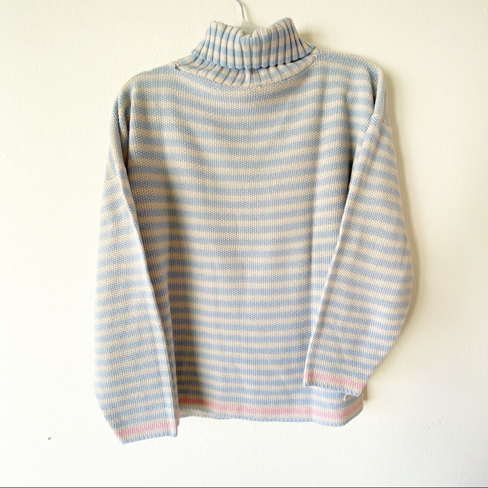 Vintage Distressed Turtleneck